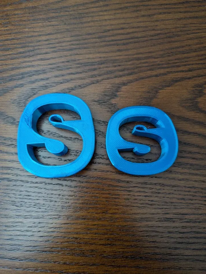 Letter S Alphabet Upper & Lower Case Cookie Cutter
