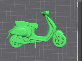 DEADPOOL SCOOTER - VESPA PRIMAVERA - SCALE 1:12