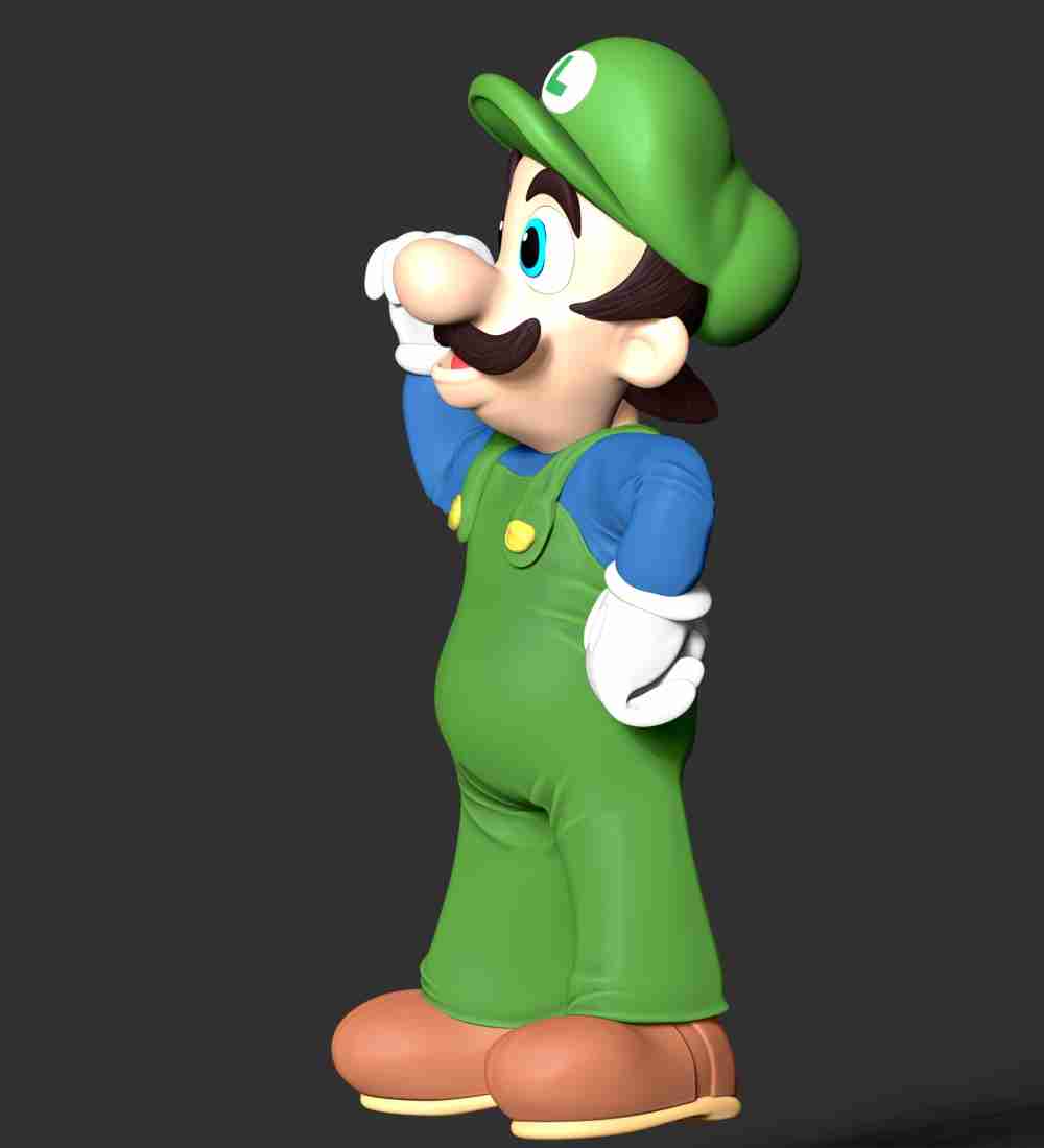 Super Mario free 3d model - download obj file