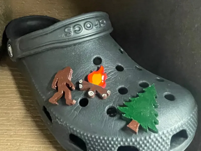 Bigfoot Croc Charms