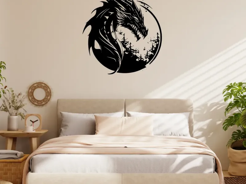 Raging Dragon Wall Art