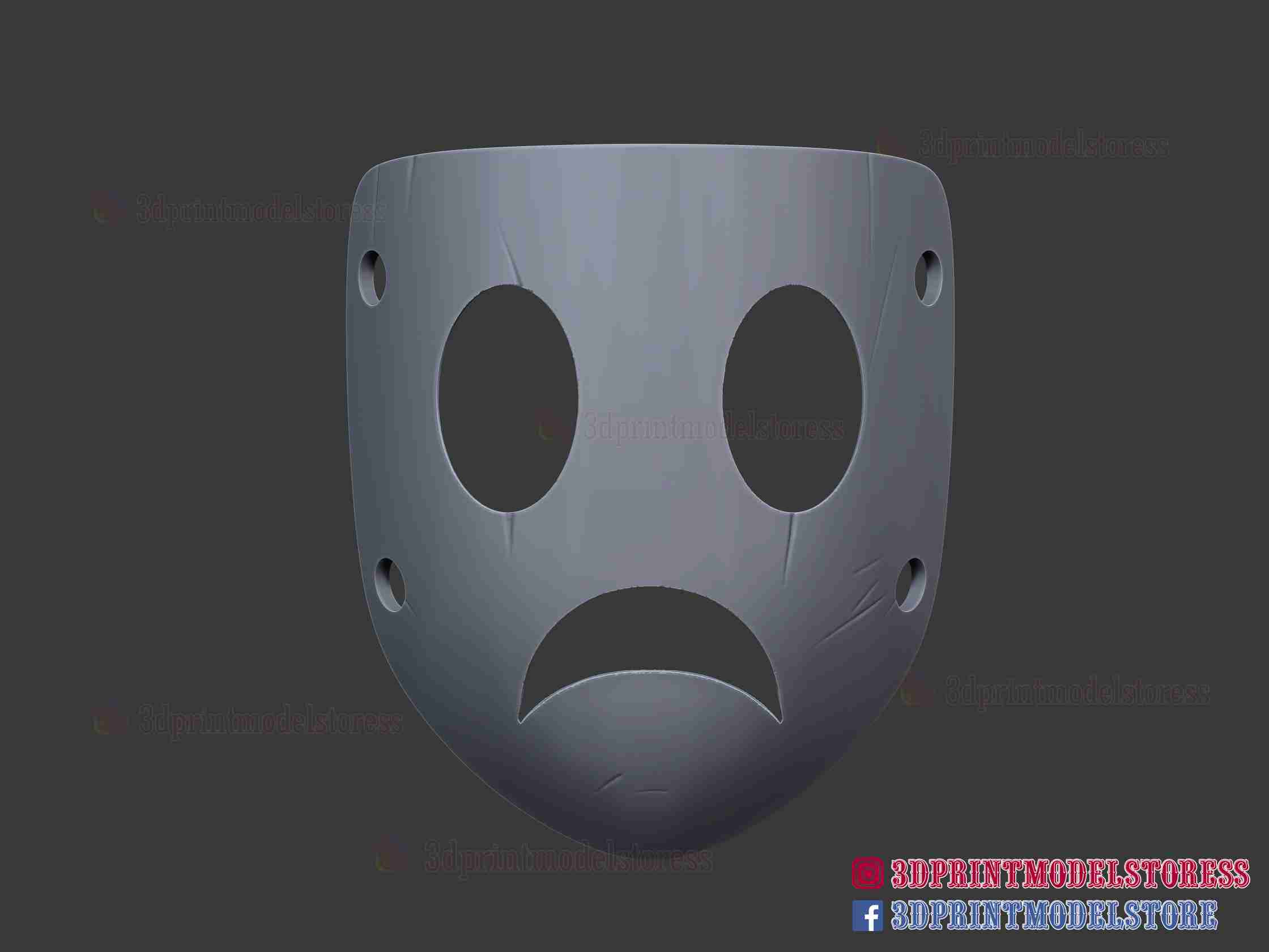 High-Rise Invasion - Miko Sniper Mask - Tenkuu Shinpan | 3D models ...
