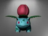 Pokémon Ivysaur (#0002) 3D Printing STL File-1
