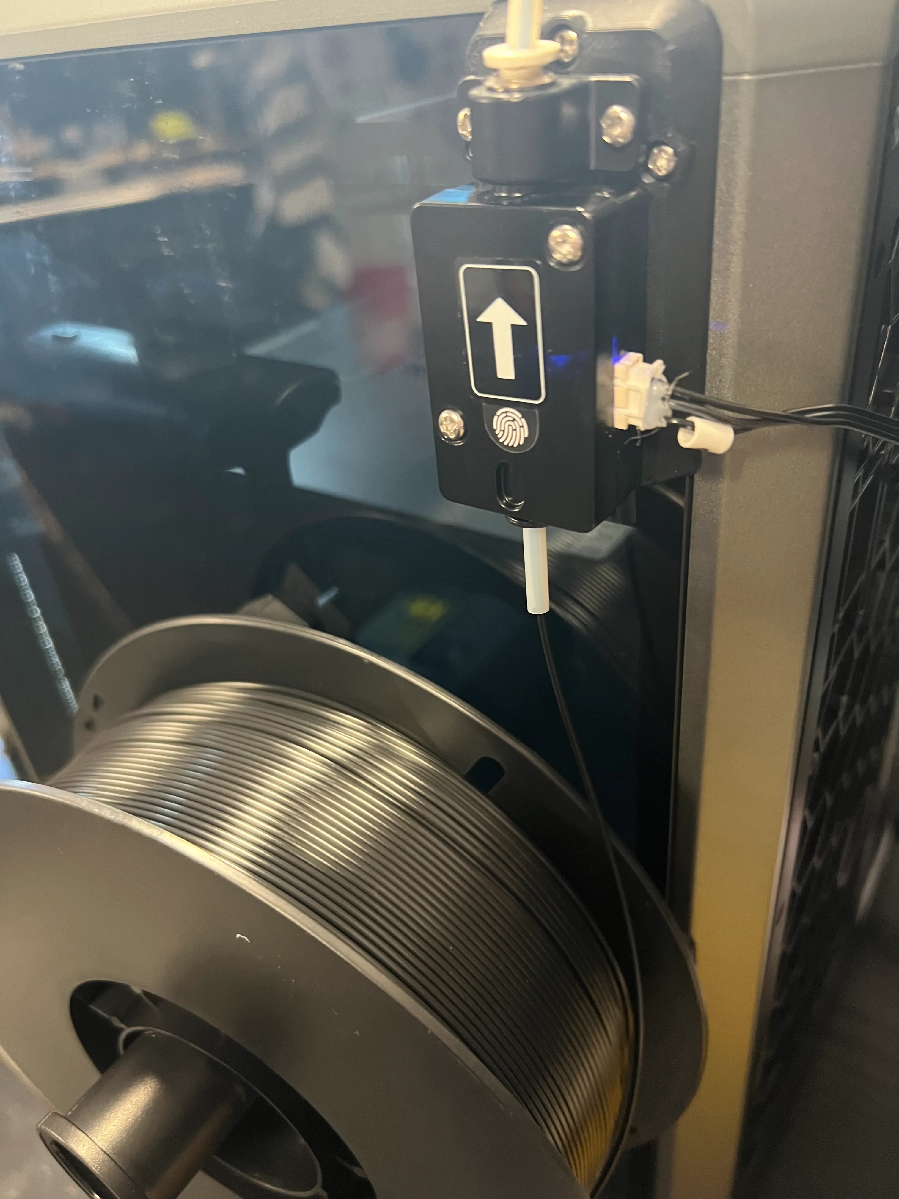 Creality K1/K1C filament sensor side mount