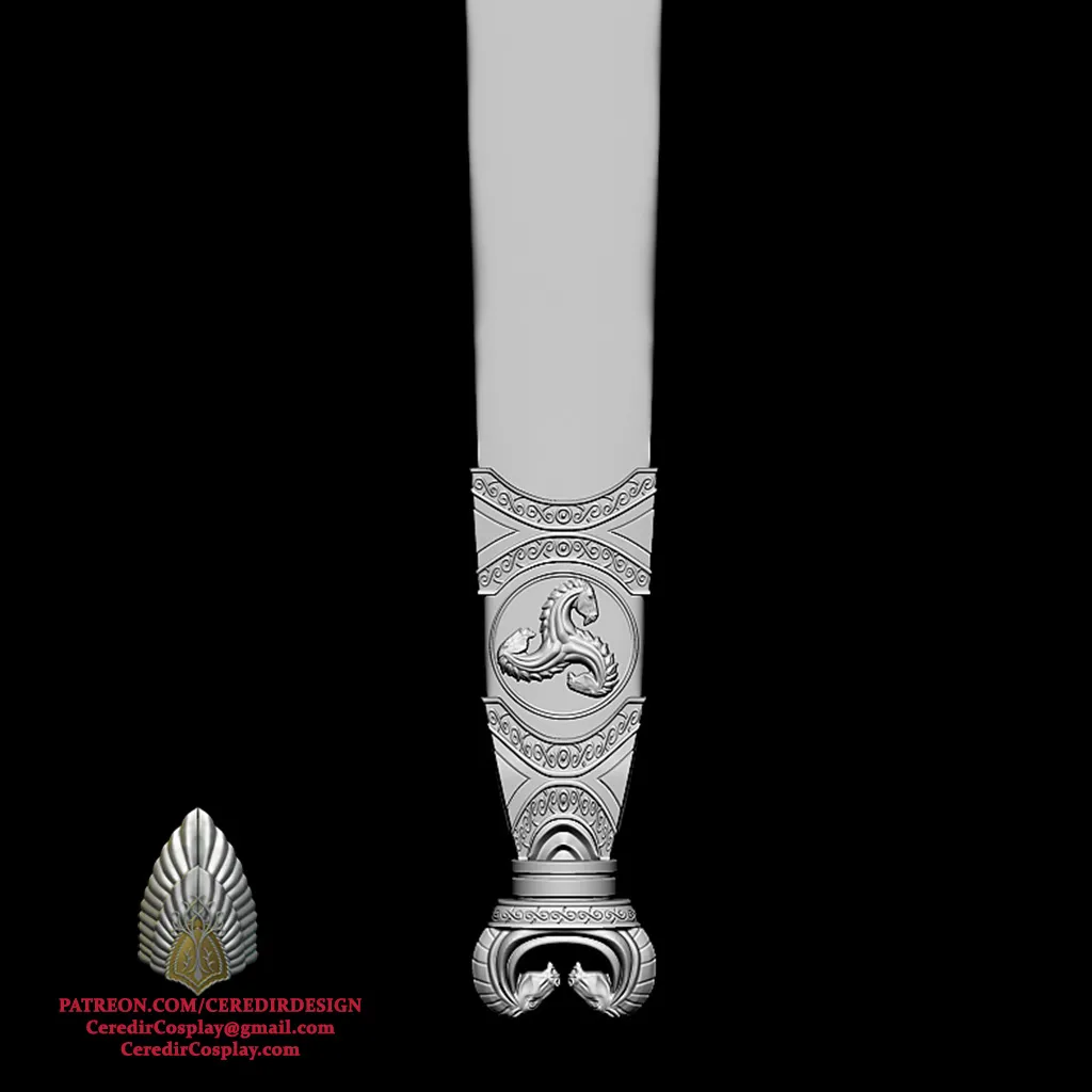Hera Sword War of the Rohirrim lord of the rings 3D DIGITAL