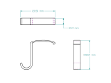Cubicle Back Pack Hook-1