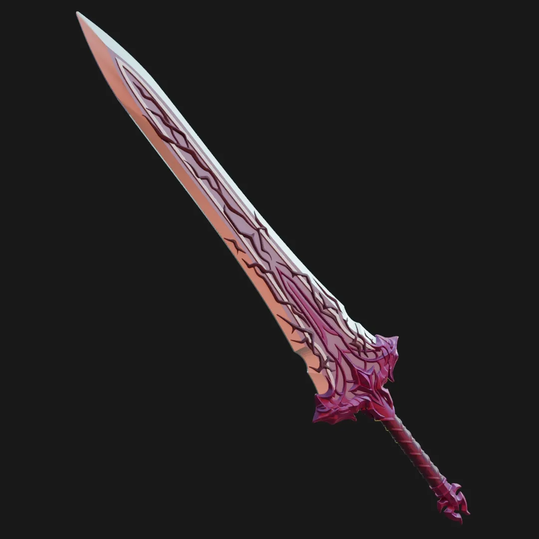 Demon King's Longsword Solo Leveling Arise Fan Art