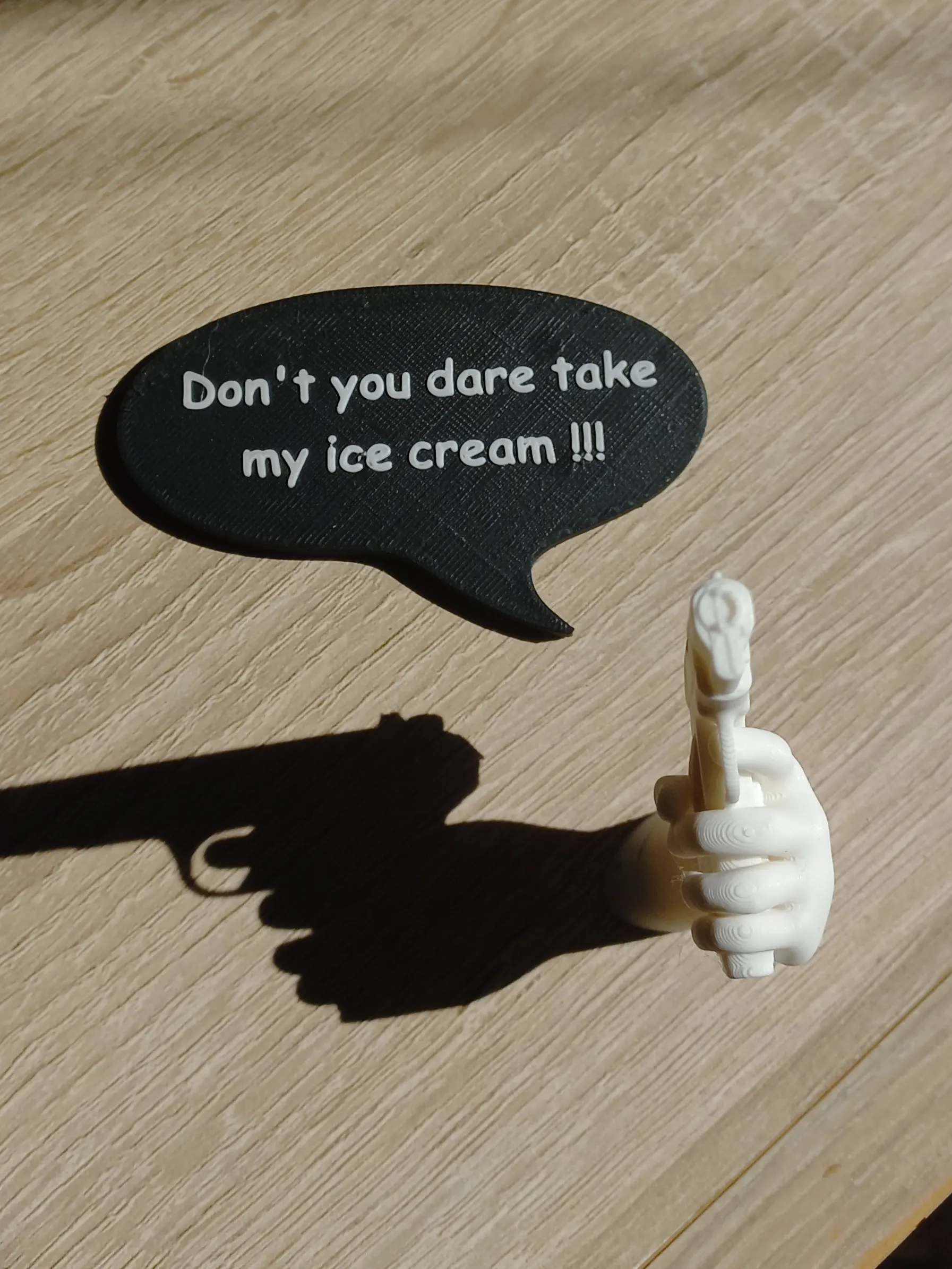 Hand with gun magnet
