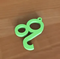 Zodiac Aries keychain-2