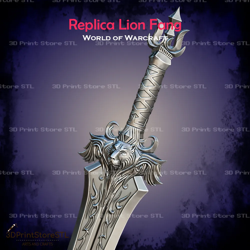 Replica Lion Fang Cosplay World Of Warcraft - STL File