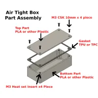 Air Tight Box ( 60x60x20mm)-3