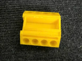 Engine block card holder