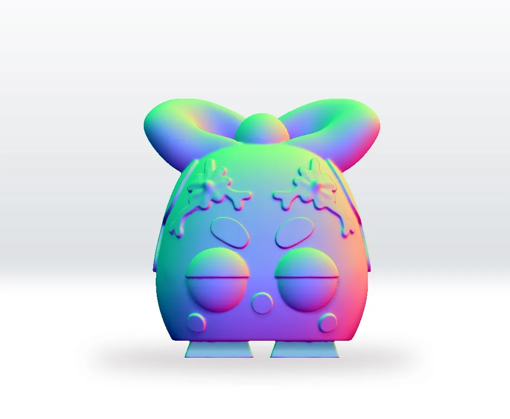 Pretty Present Coal Dandy's World 3D STL Model Fanart STL