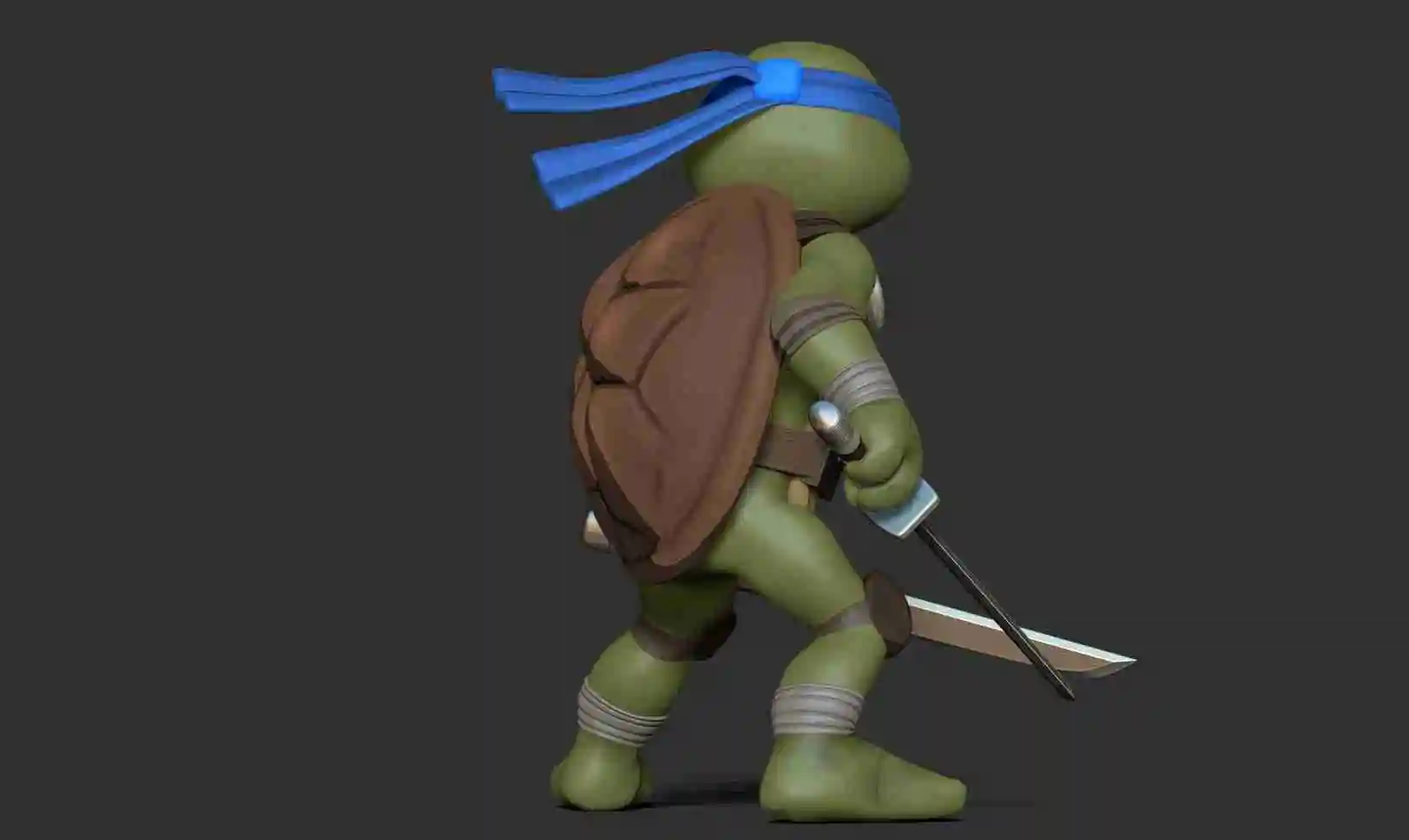 Modello 3D Tartaruga Ninja Leonardo - TurboSquid 2040082