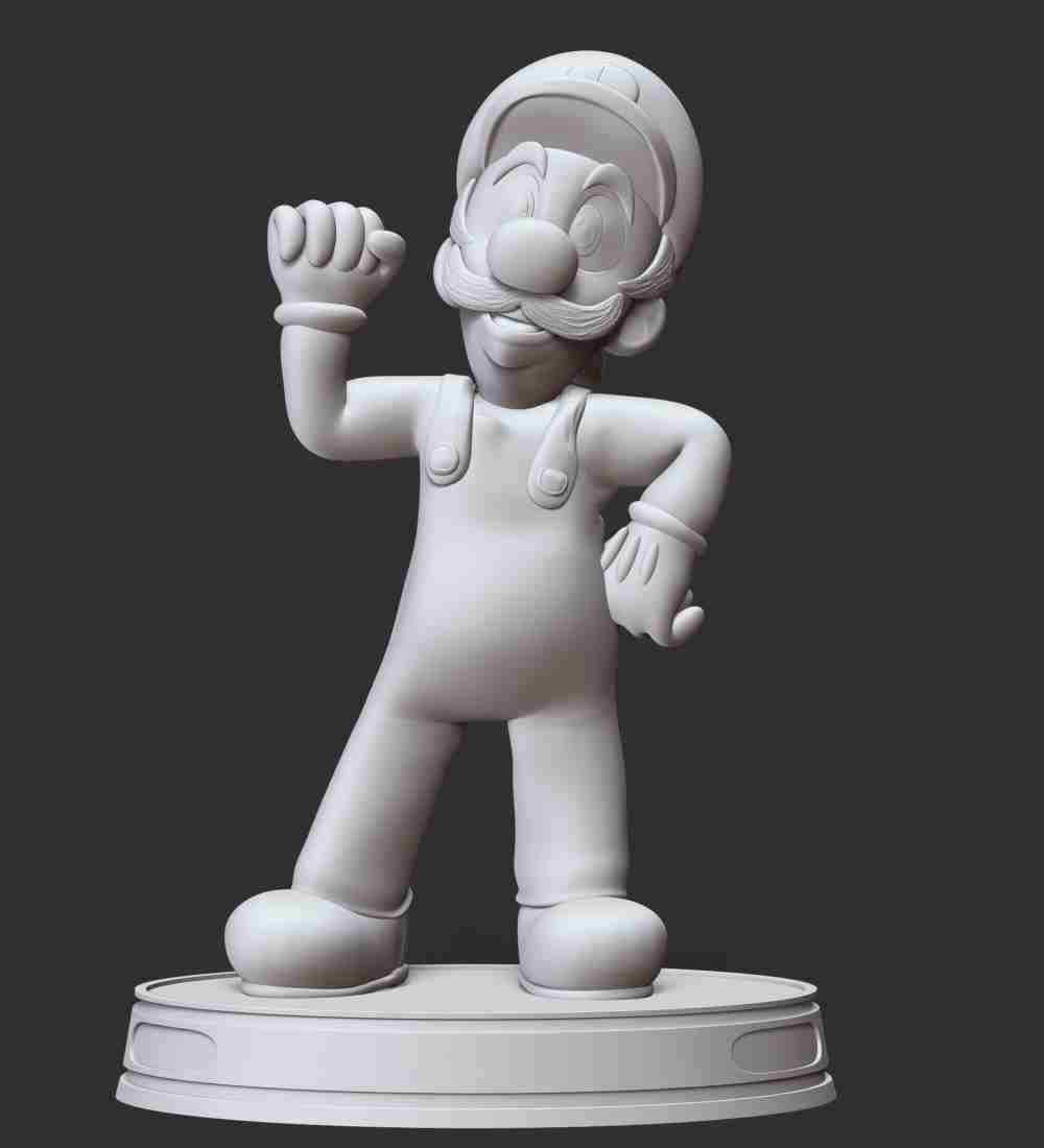 Super Mario free 3d model - download obj file