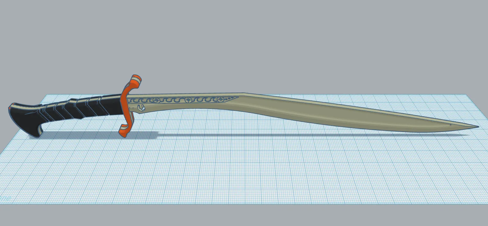 24.5 Inch Chitlangi Talwar Sword