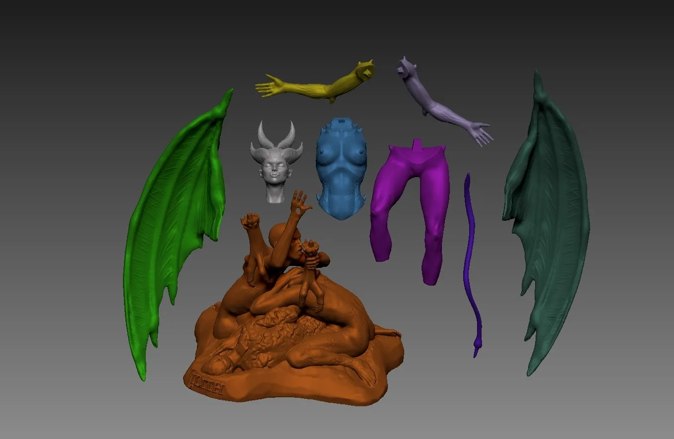 Lilith succubus goddess statue