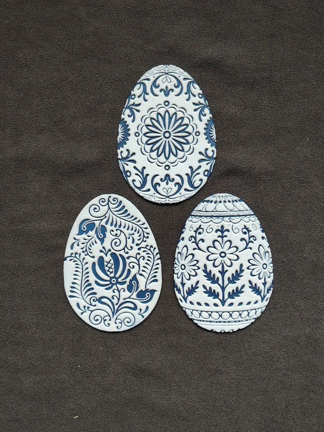 Easter egg set (blue_negative)