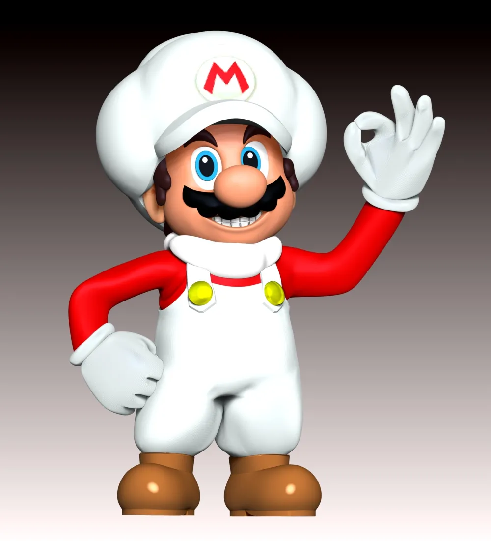 Cloud Mario Fan Art