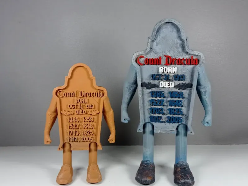 Dracula Gravestone Man