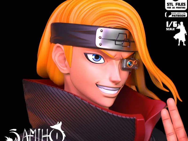 Samiho Studios - Deidara: STLs ready for printing