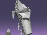 Sauron ForeArm Armor lord of the rings 3D DIGITAL DOWNLOAD-4