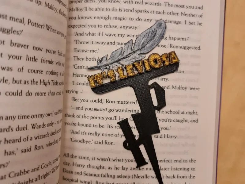 Harry Potter Leviosa spell Bookmark