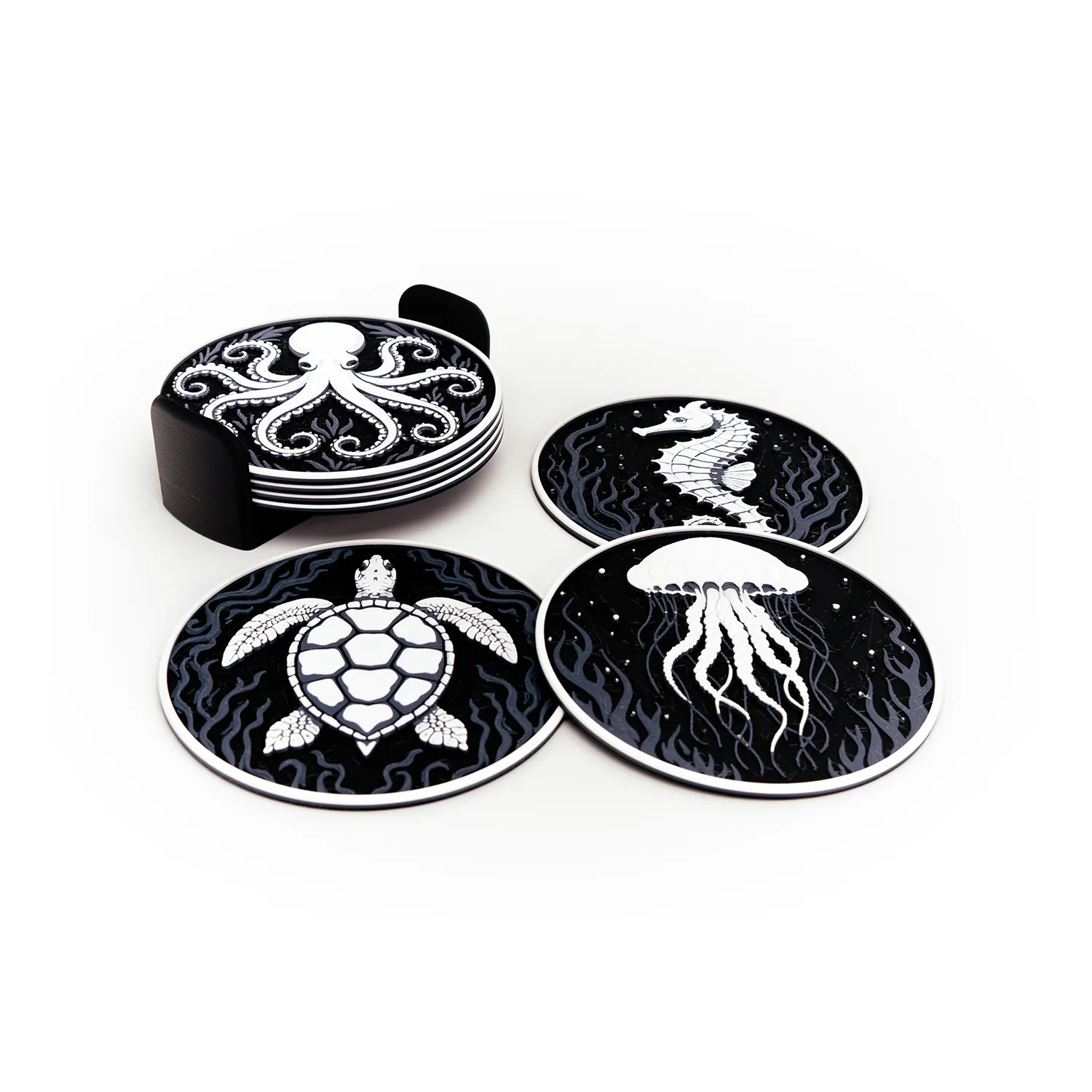 Ocean Wildlife Coasters