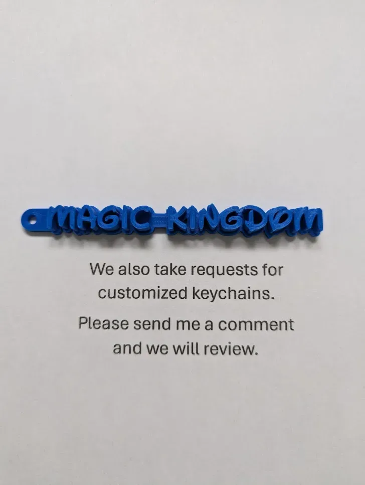 Magic Kingdom Keychain