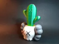 KAWS PLANTER WITH CACTUS (DIVIDED BY COLOURS)-4