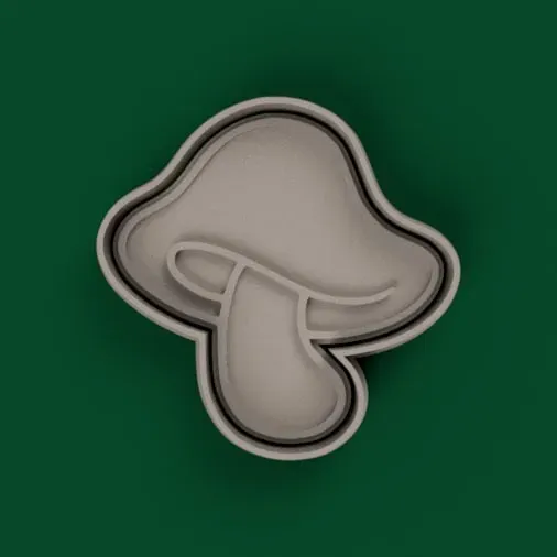 Cortante + Estampa de Hongo / Mushroom Cutter + Stamp
