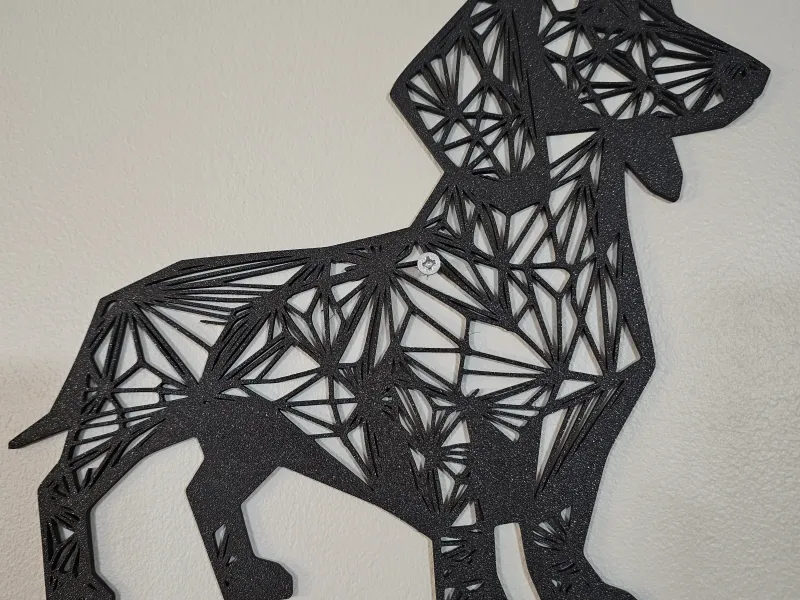 Dachsund (complex) - Geometric Wall Hanger