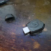 Hearthstone USB Keychain with NFC Access Chip Compartment-2