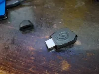 Hearthstone USB Keychain with NFC Access Chip Compartment-2