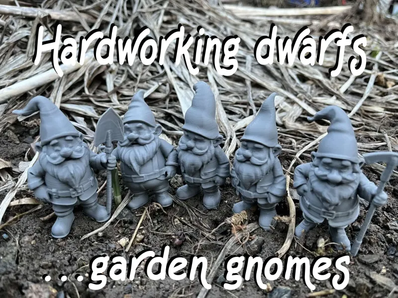 Fleißige Zwerge, Zwerge für den Garten