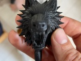 Geometric Wolf Head Wall Hook-4
