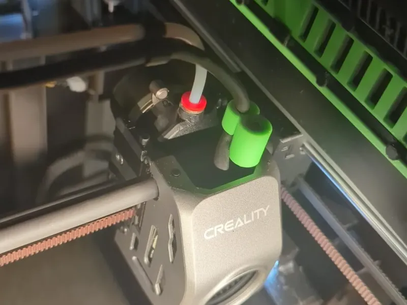 Creality K1 cable strain relief, cable holder