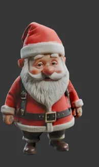 Jolly Santa: The 3D-Printed Holiday Cheer