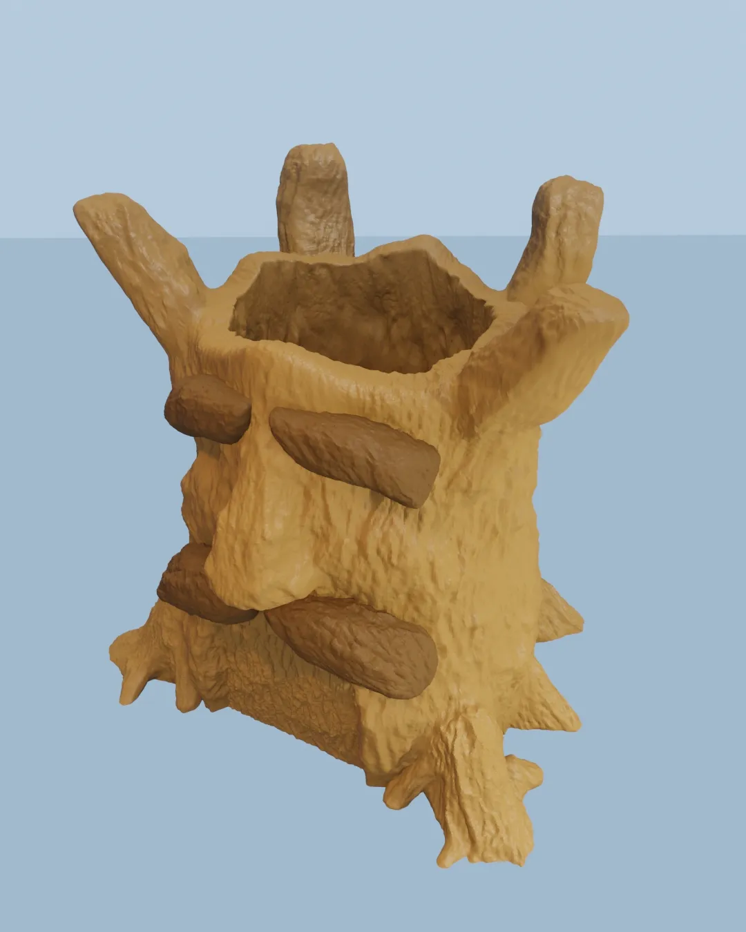 STL DEKU TREE FLOWER POT - THE LEGEND OF ZELDA
