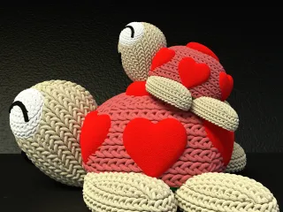 knitted turtle (Cute)