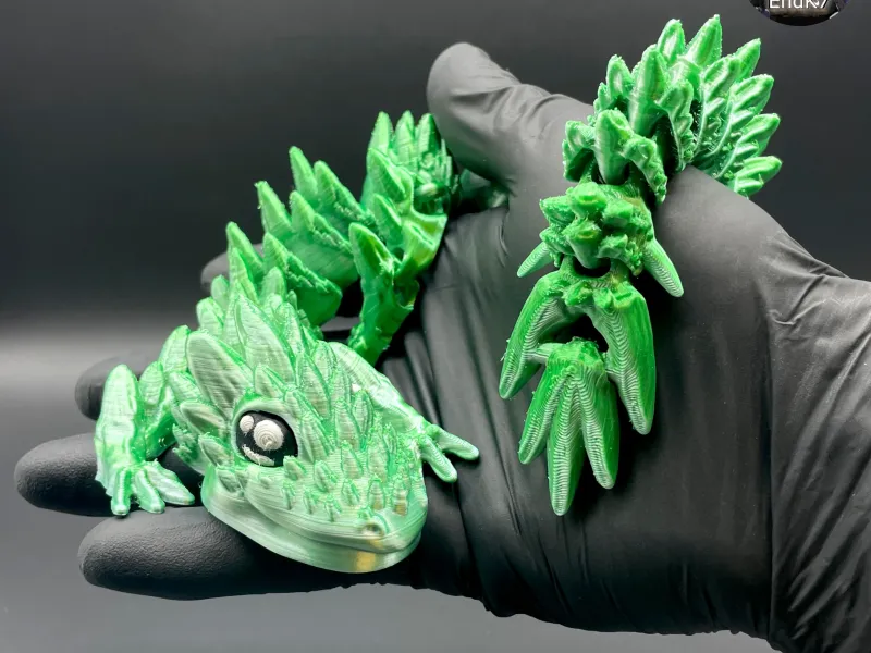 Stacheliger Bergdrache - Artikuliert - Print-in-Place