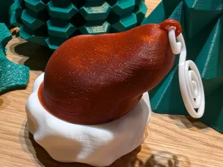 Santa hat ornament (hollow)