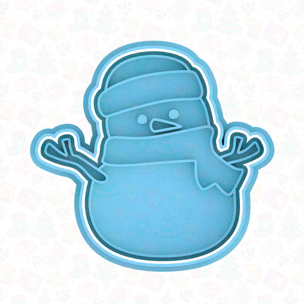 Christmas plaques cookie cutter set of 12 | 3D models download