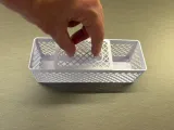 Modular openwork storage basket kit with lid-5