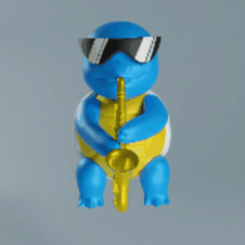 POKEMON SQUIRTLE SAXOFÓN