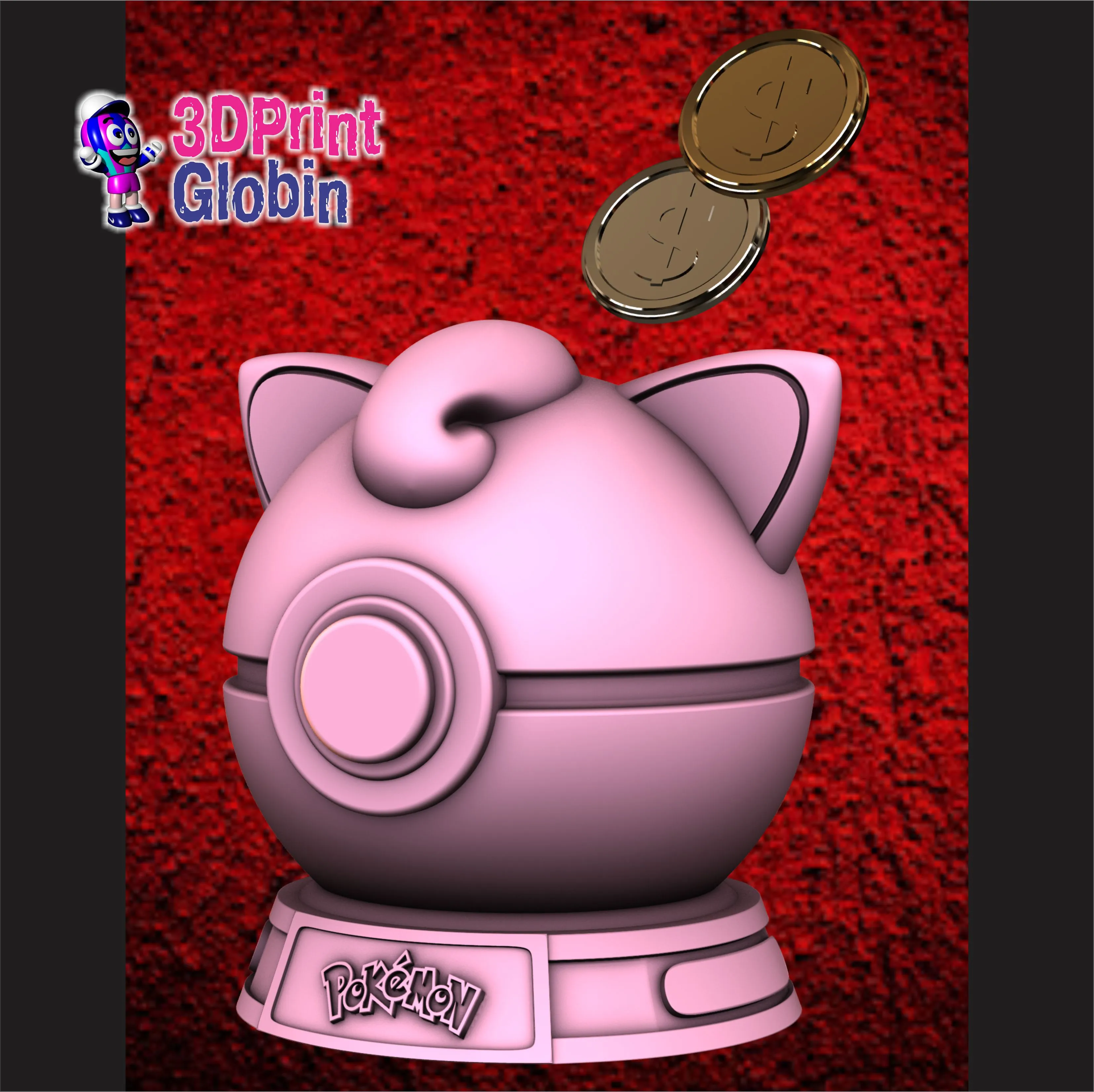 HUCHA POKEBALL JIGGLYPUFF - POKEMON