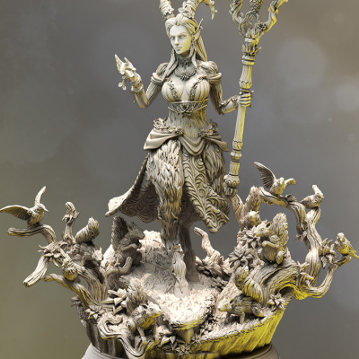 Fey-touched Faun Goddess - Renmaeth