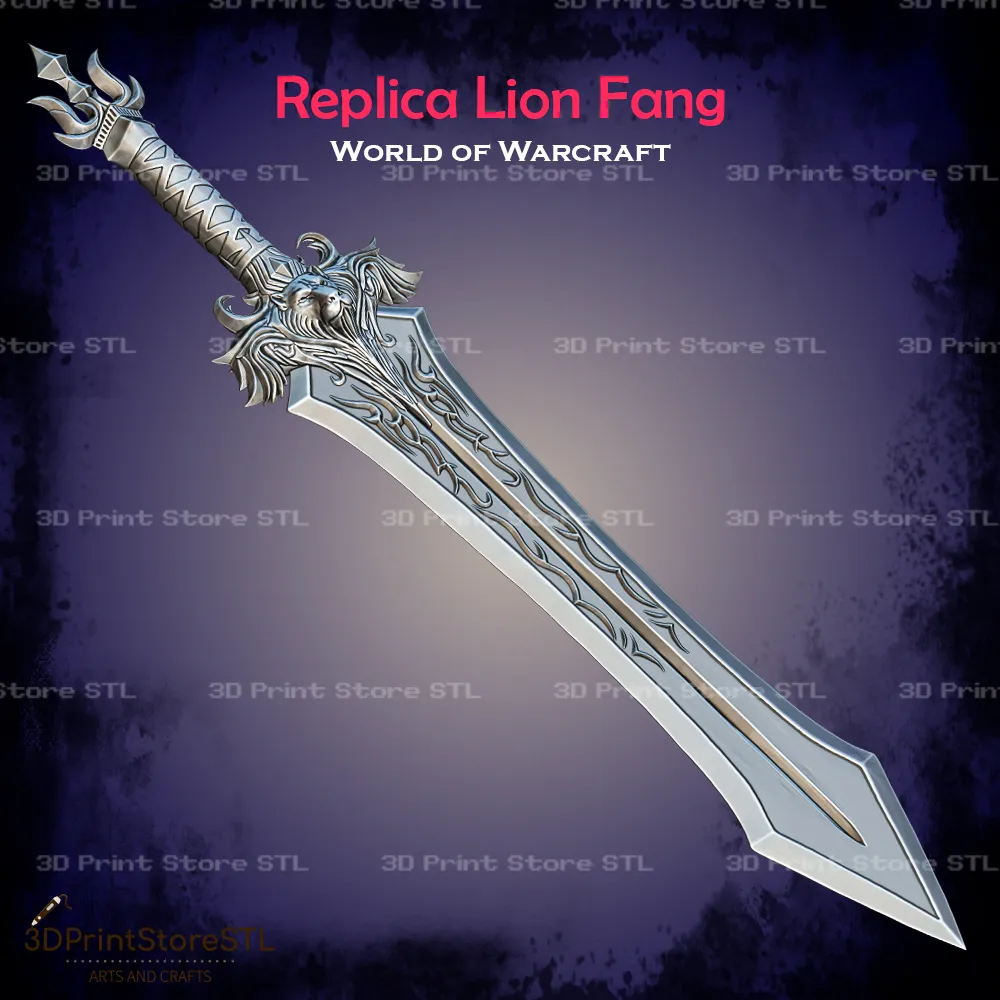 Replica Lion Fang Cosplay World Of Warcraft - STL File