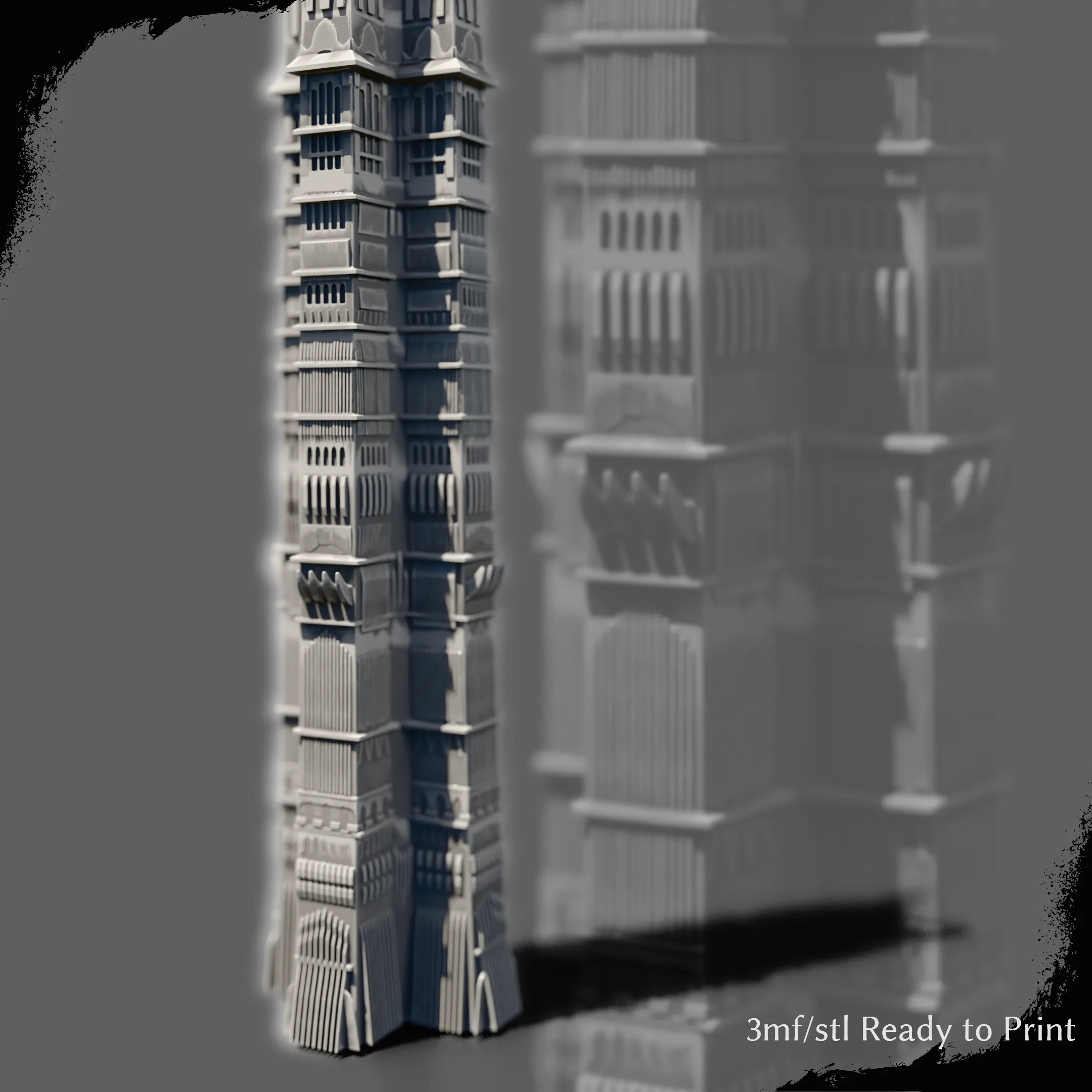 Orthanc Saruman Tower – Lord of the Rings Fan Art (Sliced Mo