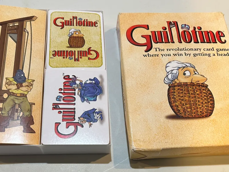Guillotine Card Game Box Organizer